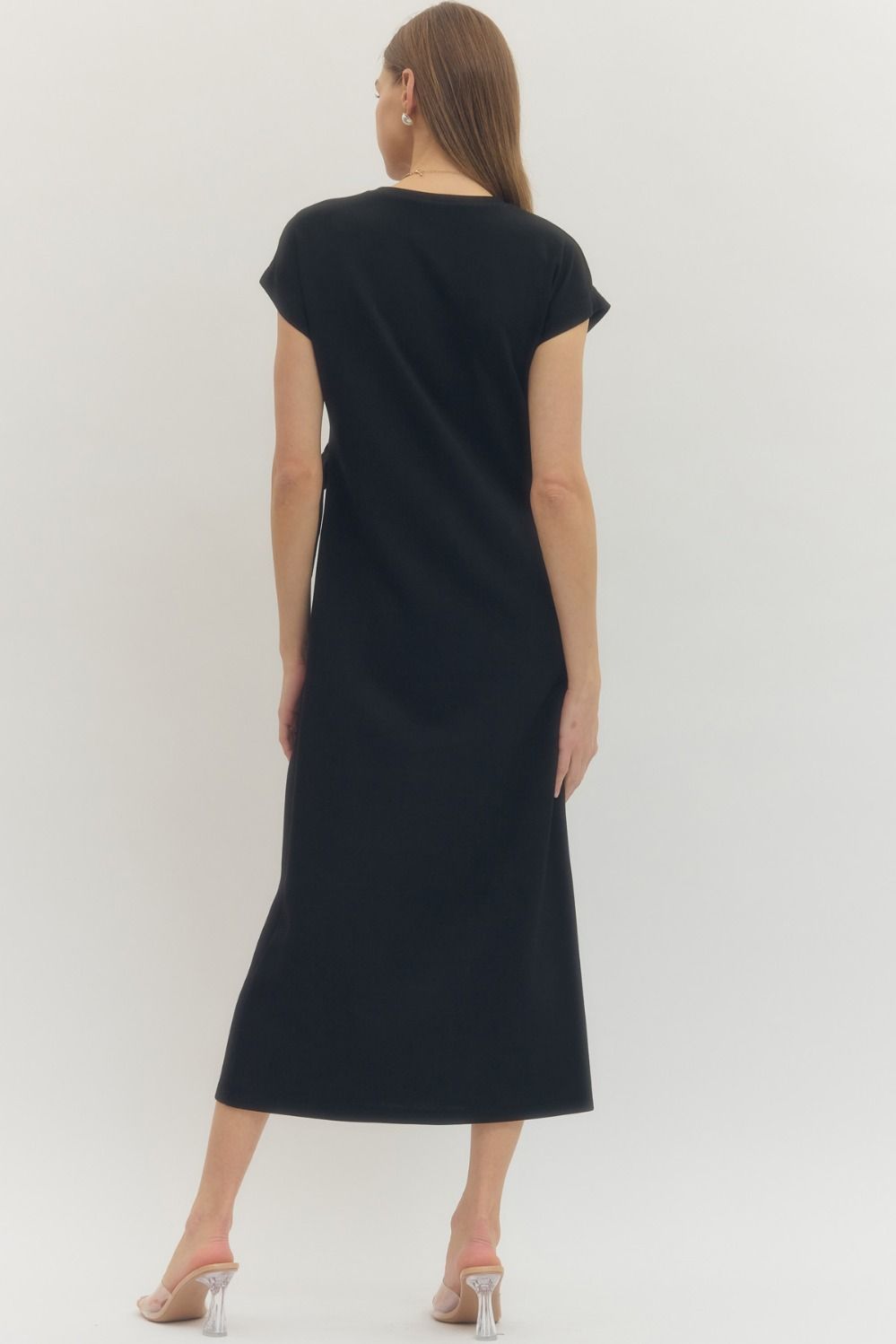 Jennie Wrap Side Tie Dress