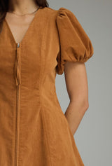 Heather Puff Sleeve Mini Dress