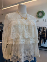Giovanna Lace Tiered Top