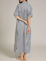 Emily Gingham Midi Dress