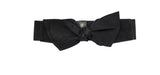 Chic Faux Suede Bow Elastic Belt