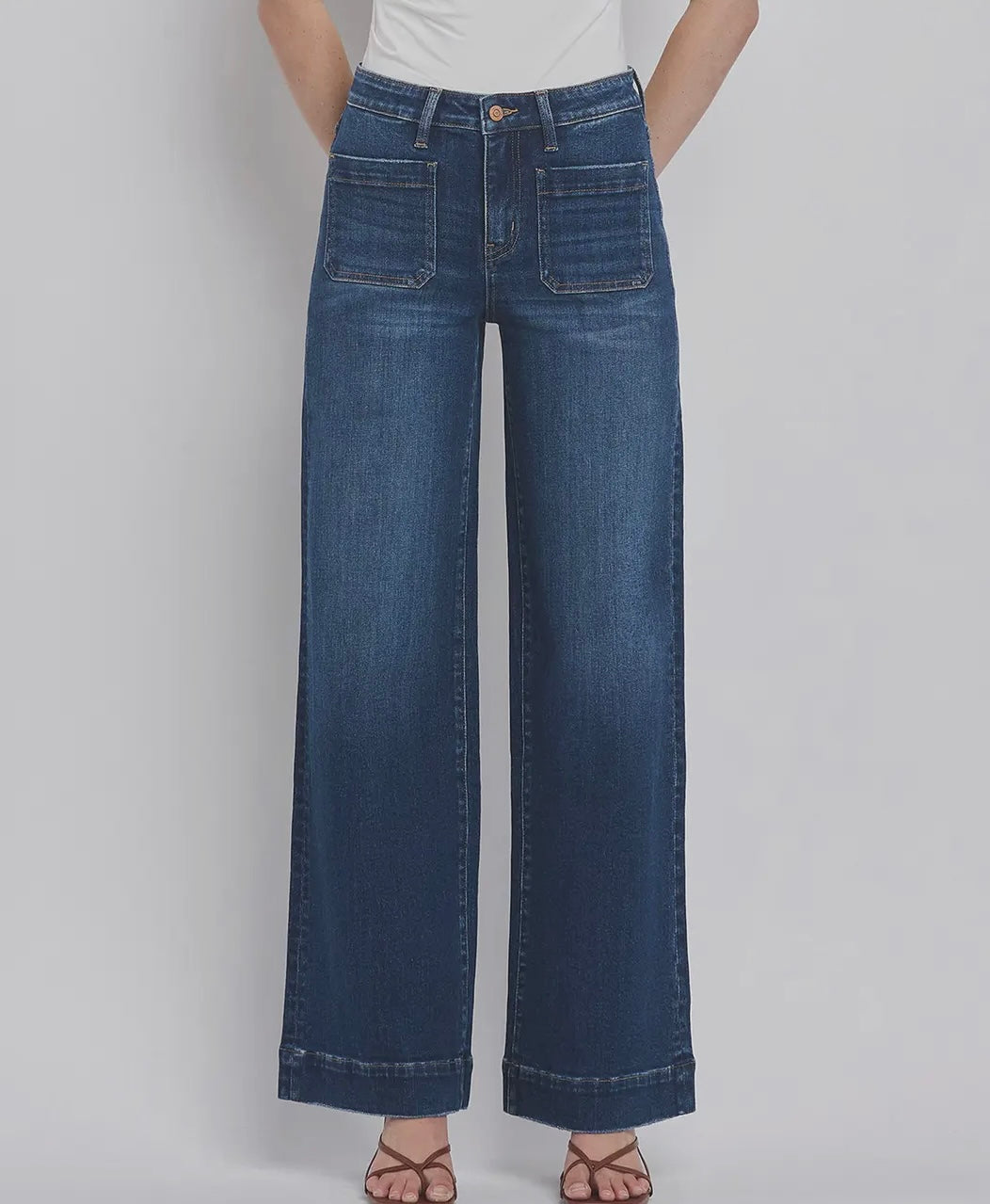 Kelli High Rise Wide Trouser