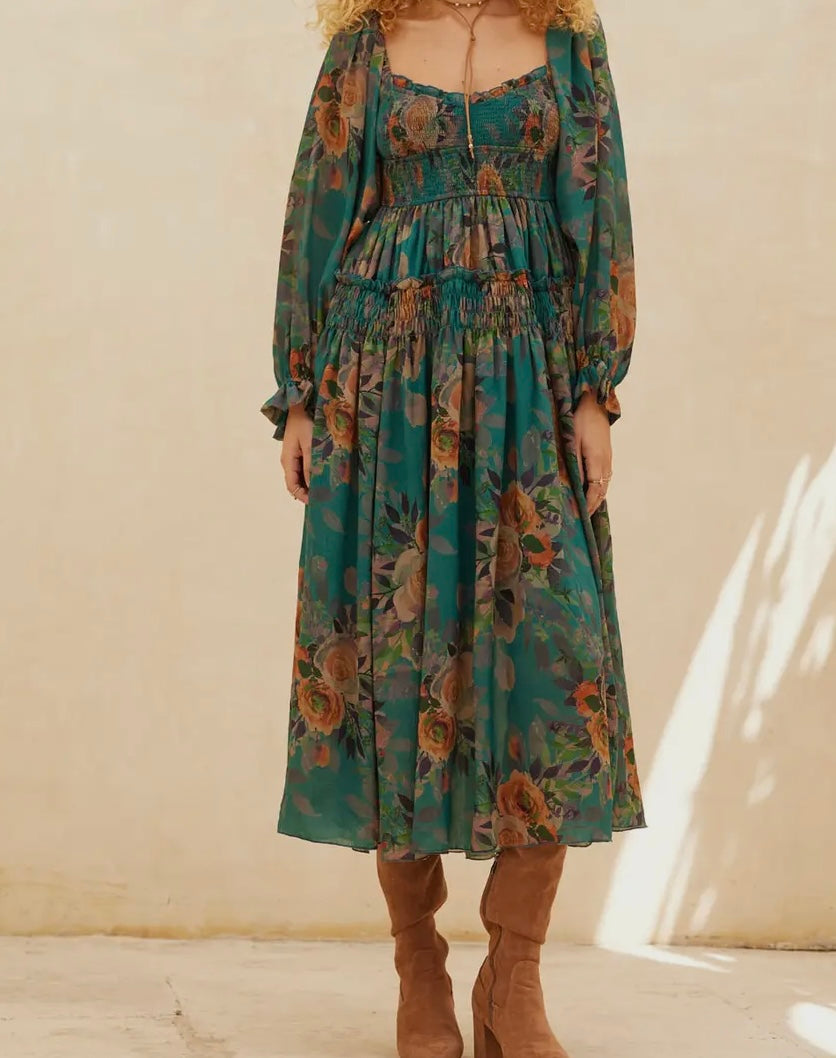 Birdee Floral Print Dress