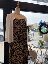 Leeza Leopard Print Maxi Dress