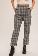 Cole Plaid Trousers