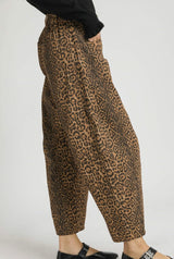 Keri Leopard Print Wide Leg Pant