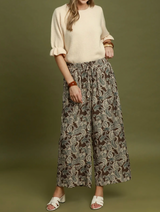 Mallory Print Wide Leg Pant