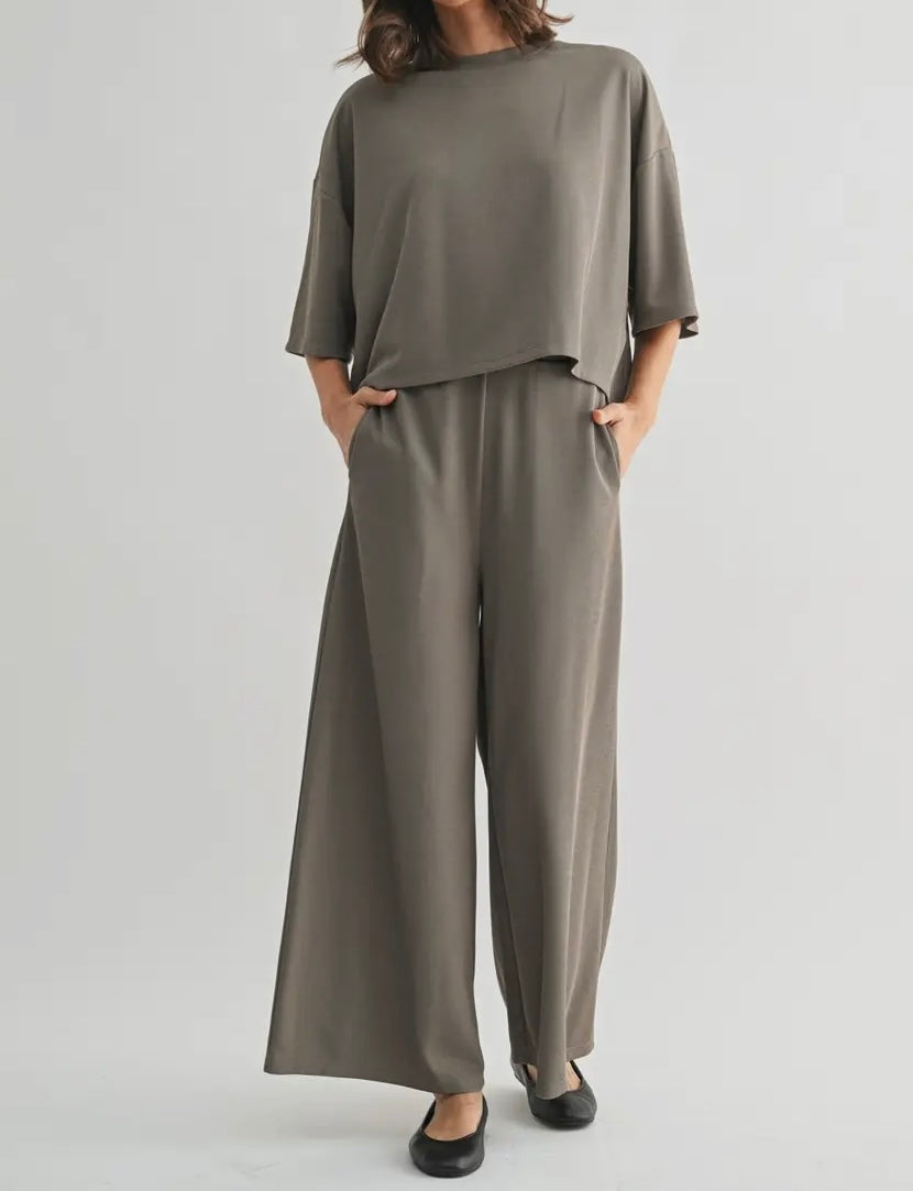 Gordin Cropped Wide Pant