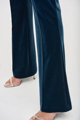 Nightfall Velvet Flared Pull-On Pants