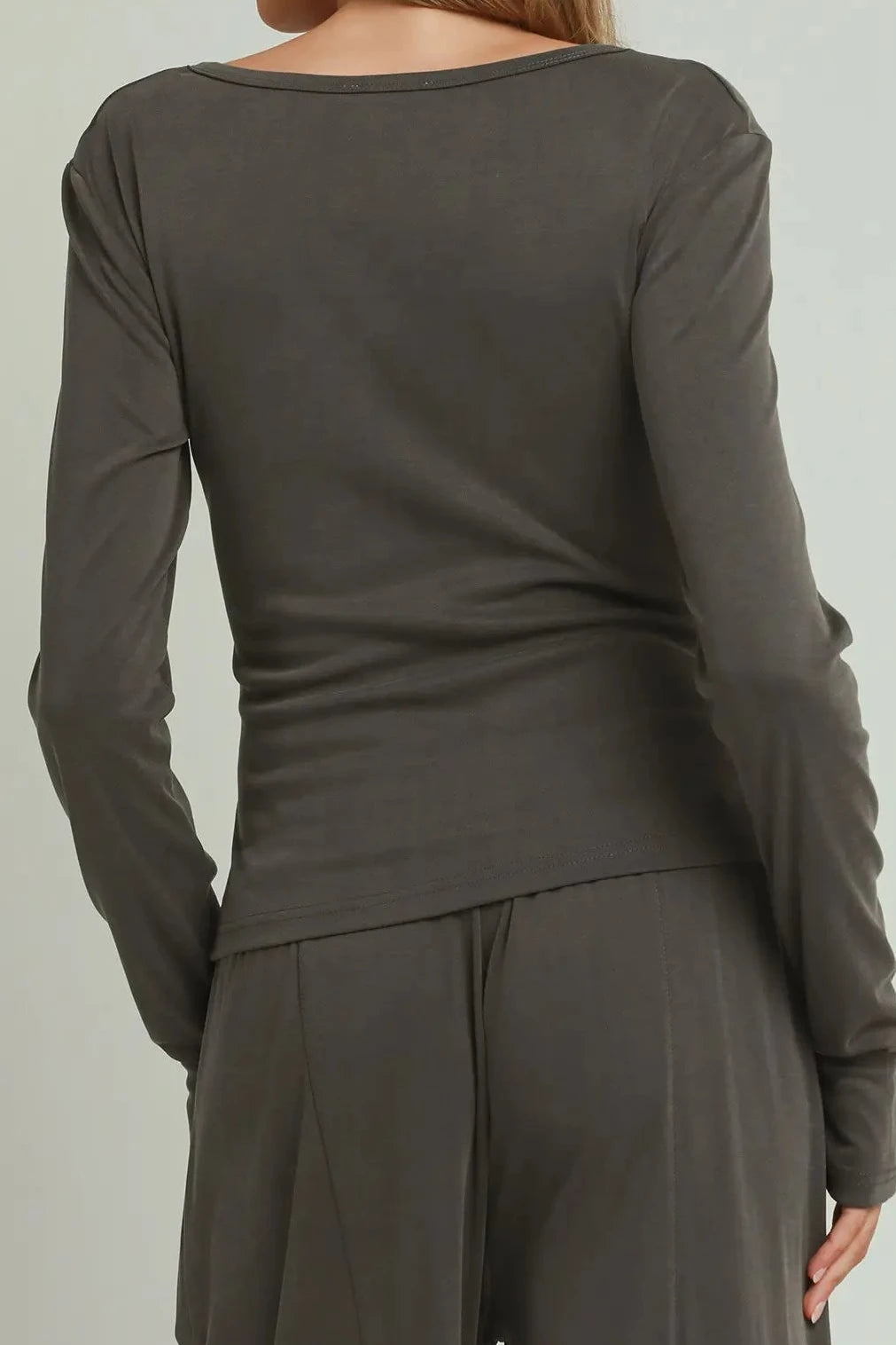 Chandler Side Shirred Top