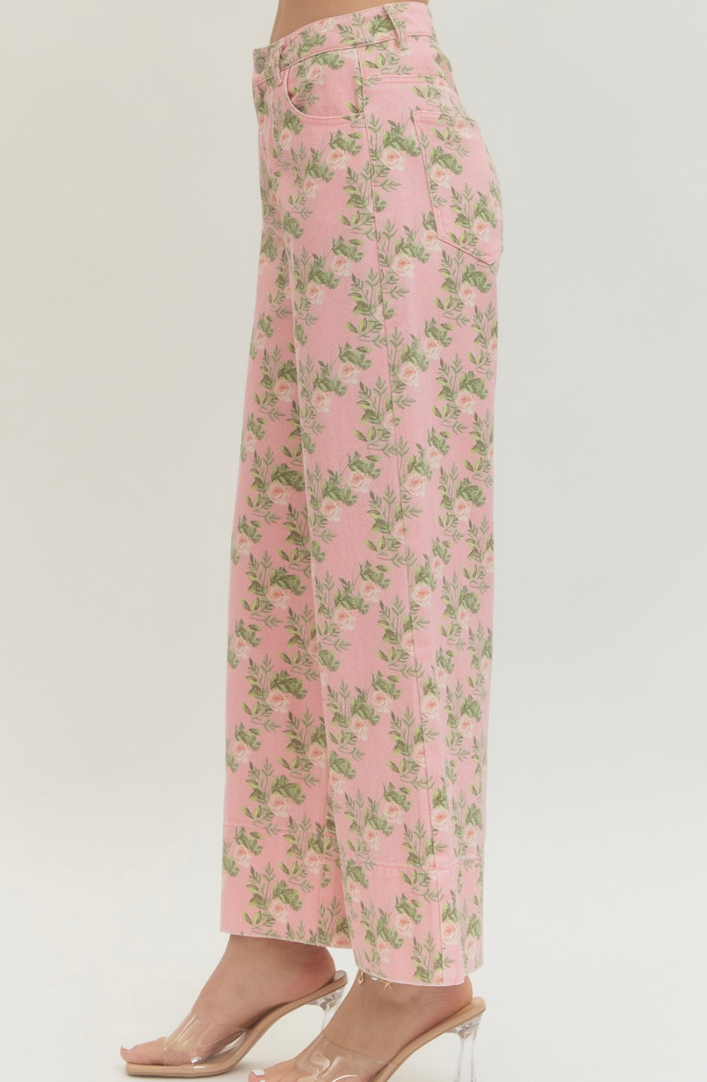 Barrin Pink Floral Pant