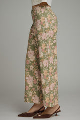 Ivanna Olive Floral Pant