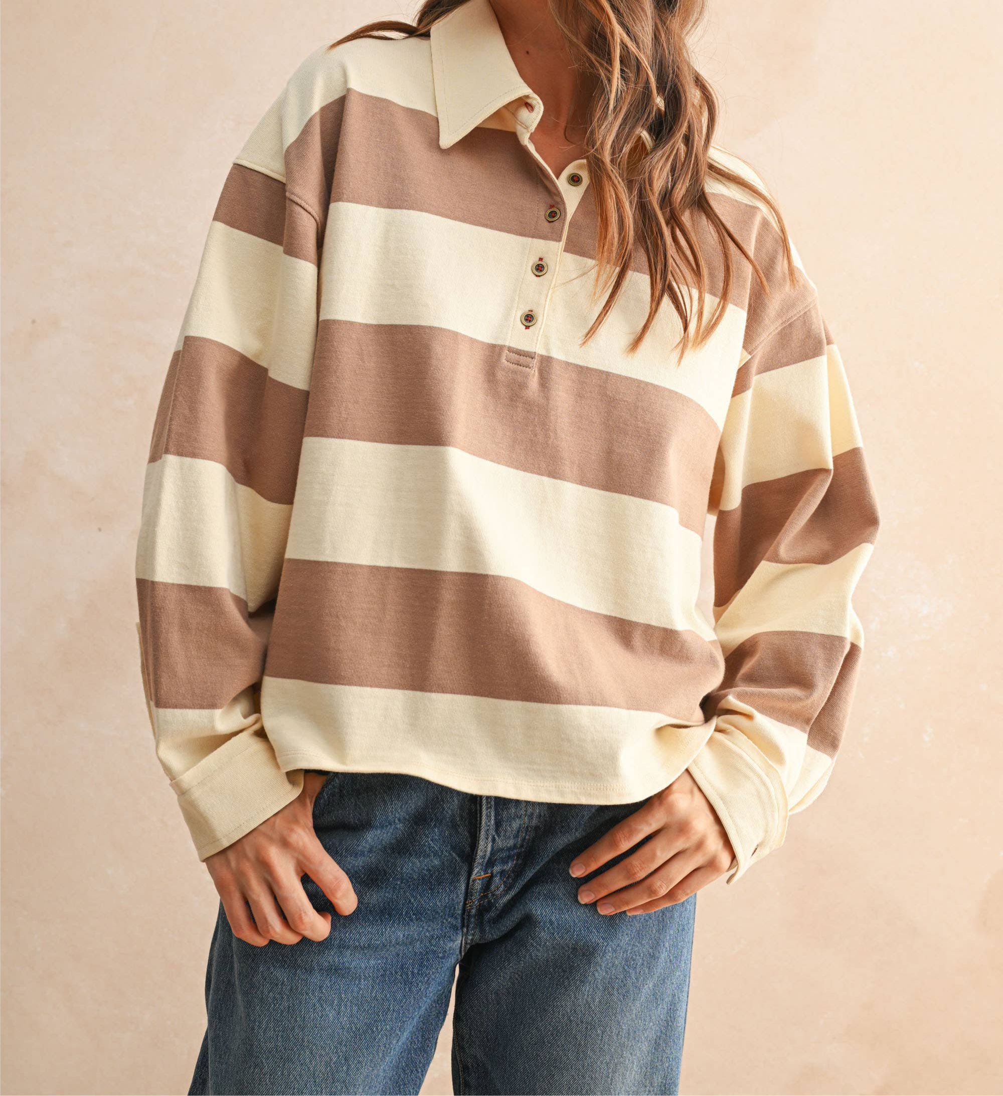 Carrington Rugby Stripe Top
