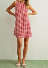 Gigi Gingham Pattern Dress