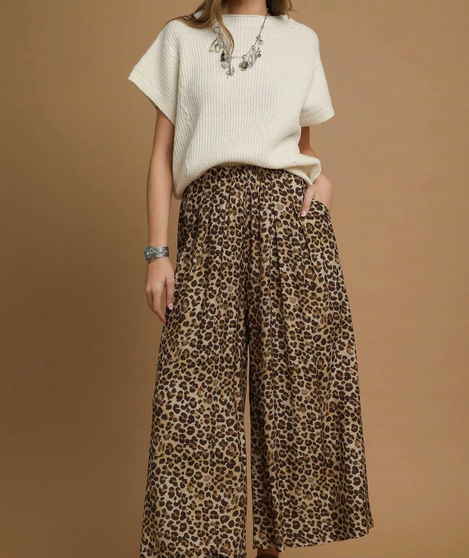 Amber Latte Leopard Pants