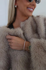 Thick Stretchy Tennis Bracelet