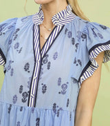 Hadley Floral Tiered Midi Dress