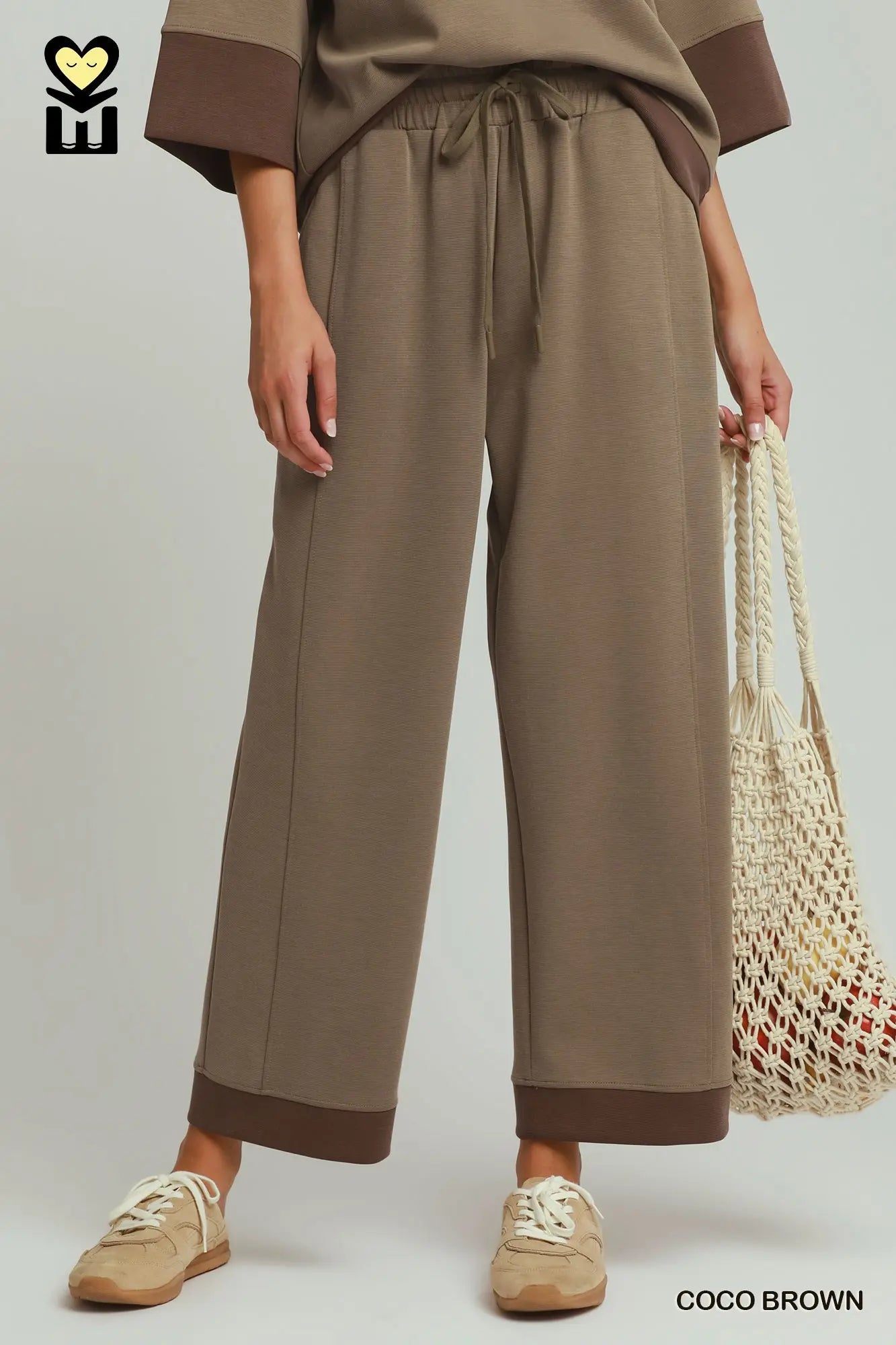 Abby Coco Brown Cloudknit Pant
