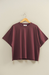 Dark Cherry Oversized T-Shirt
