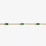 A Littles Green CZ Bracelet