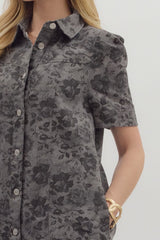 Stevie Floral Denim Dress