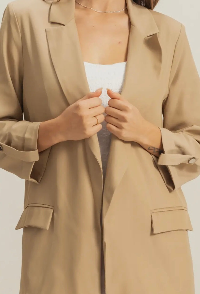 Andee Roll Up Sleeve Blazer