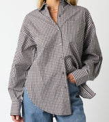 Coco Brown Checkered Shirt