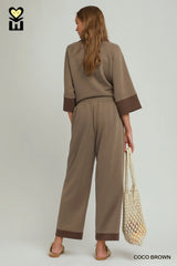 Abby Coco Brown Cloudknit Pant
