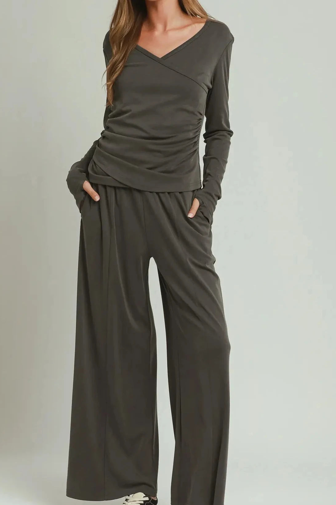 Chandler Side Shirred Top