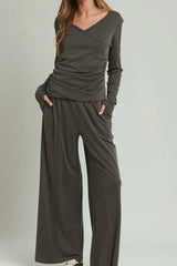 Chandler Side Shirred Top