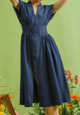 Denver Denim Button-Up Dress