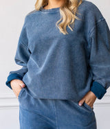 Hello Fall Ribbed Sweatshirts