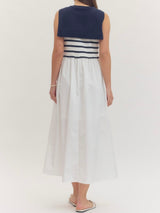 Robbey Striped Midi Dress