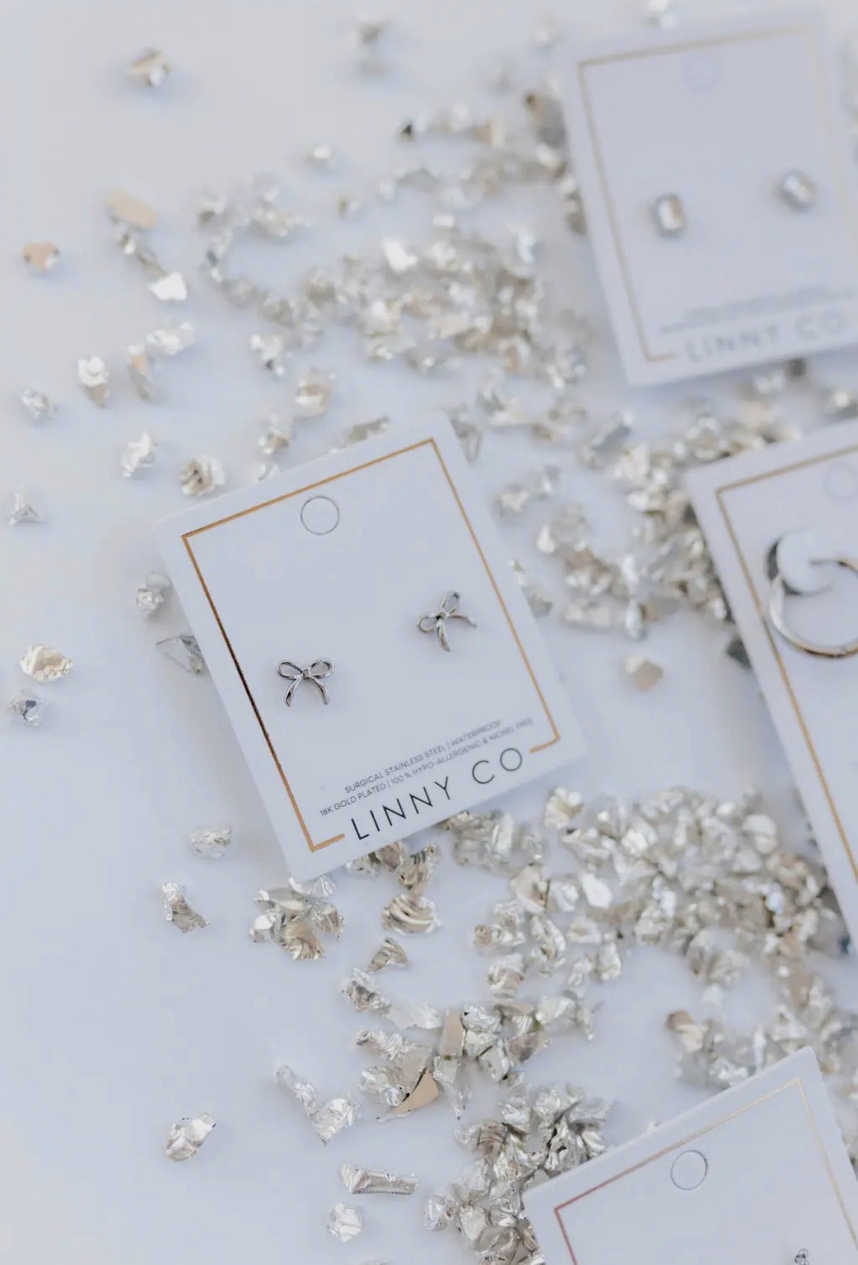 Linny&Co Silver Sadie Screwback Studs