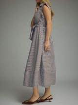 Molly Blue/Brown Striped Dress