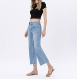 Holly Crop Slim Wide Leg Jeans