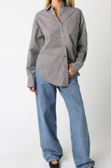 Coco Brown Checkered Shirt