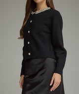 Jane Rhinestone Sweater Cardigan