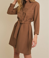 Lily Pinstripe Dress