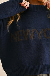 Navy NY Sweater