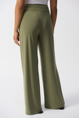 JR Silky Knit Wide-Leg Pull-On Pants