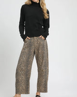 Rowan Ruffle Mock Neck Sweater