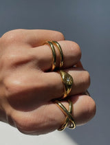 Sahira Star Signet Ring