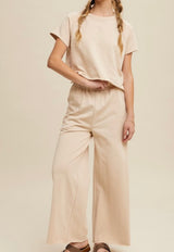 Keely Tee And Wide Leg Set