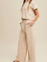 Keely Tee And Wide Leg Set