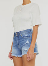 Kancan Heidi High Rise Mom Shorts
