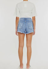 Kancan Heidi High Rise Mom Shorts