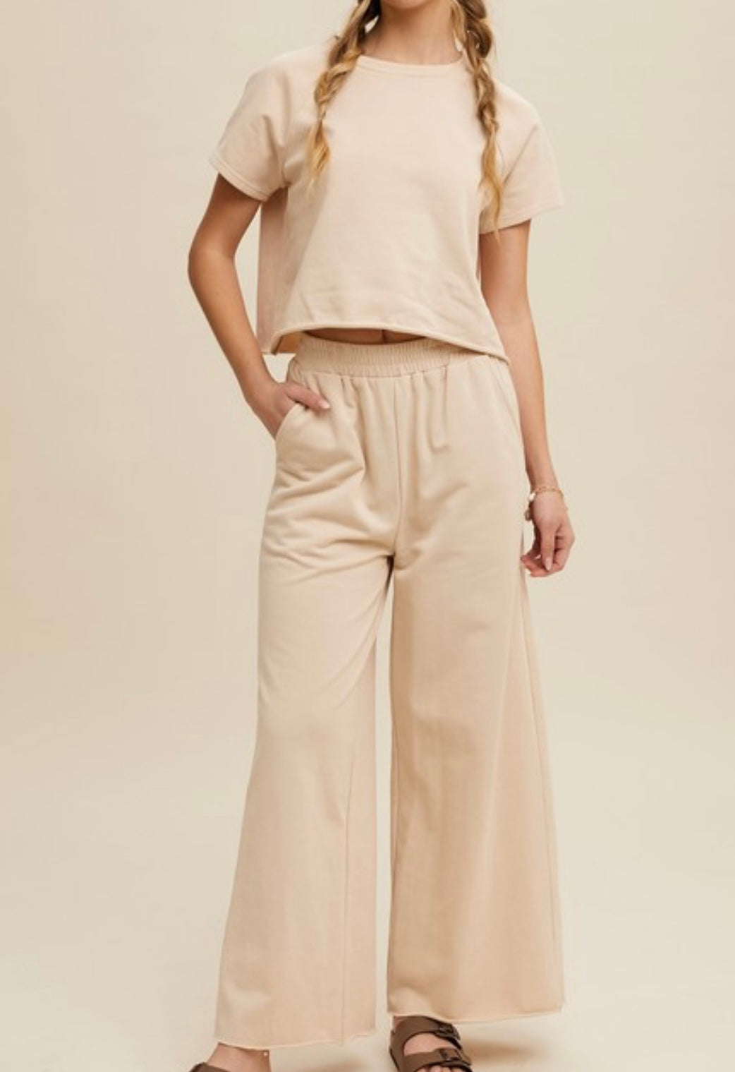 Keely Tee And Wide Leg Set