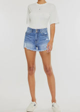 Kancan Heidi High Rise Mom Shorts