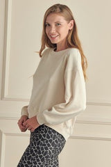 Ivy Relaxed Ribbed Corduroy Top